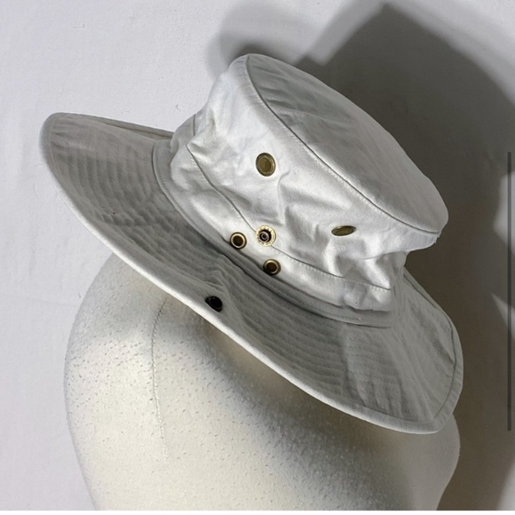 Light Beige Foldable Sun Bucket Hat M - Picture 3 of 9